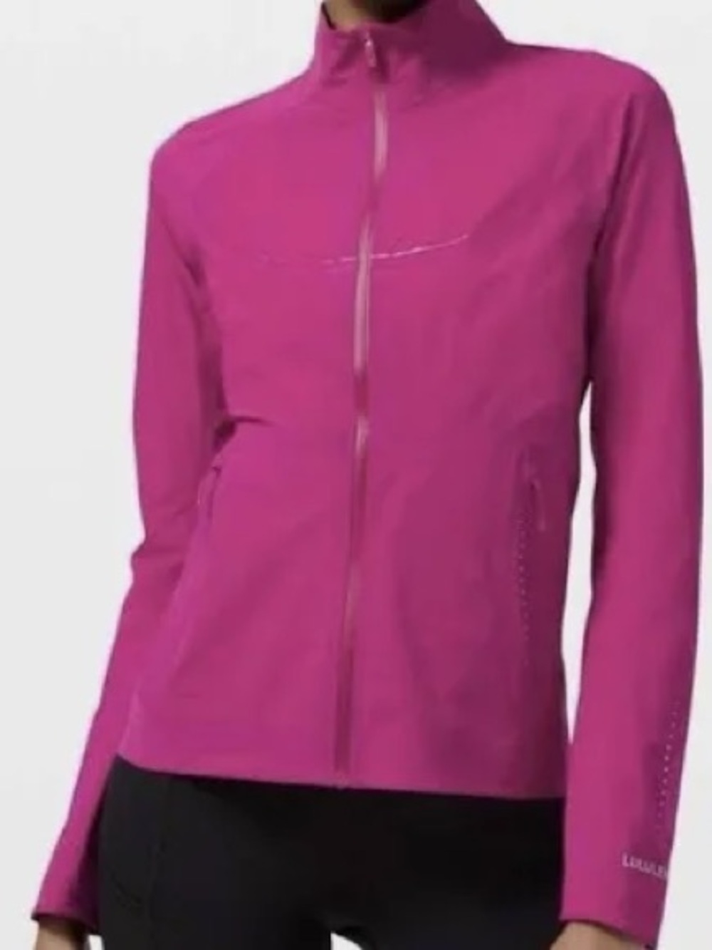 lululemon athletica Magenta Full-Zip Jacket Fast Free Windbreaker
